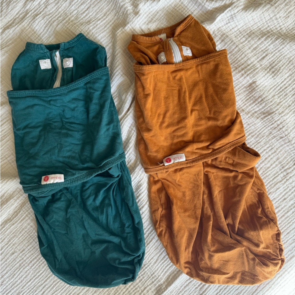 Embe newborn 2-way swaddle bundle